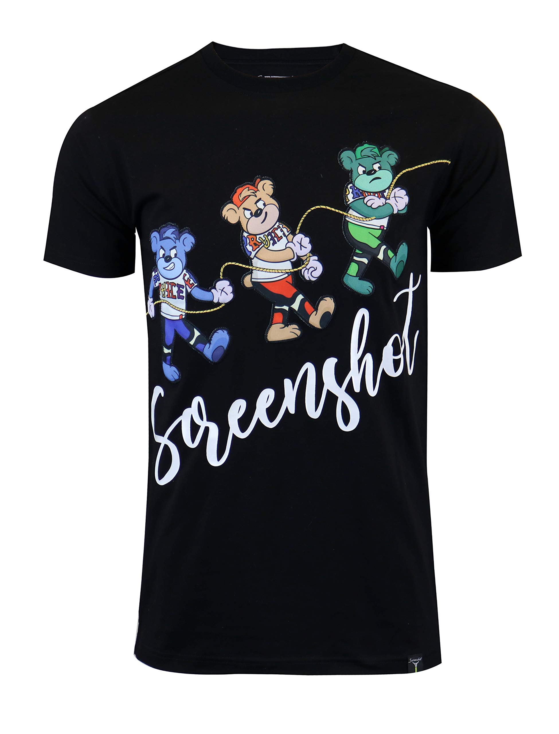 Premium Men's Hipster Hip-Hop Urban Streetwear T-Shirt with Latest Animation Design - Trendy Casual Wear for Street Fashion & Hip-Hop Culture