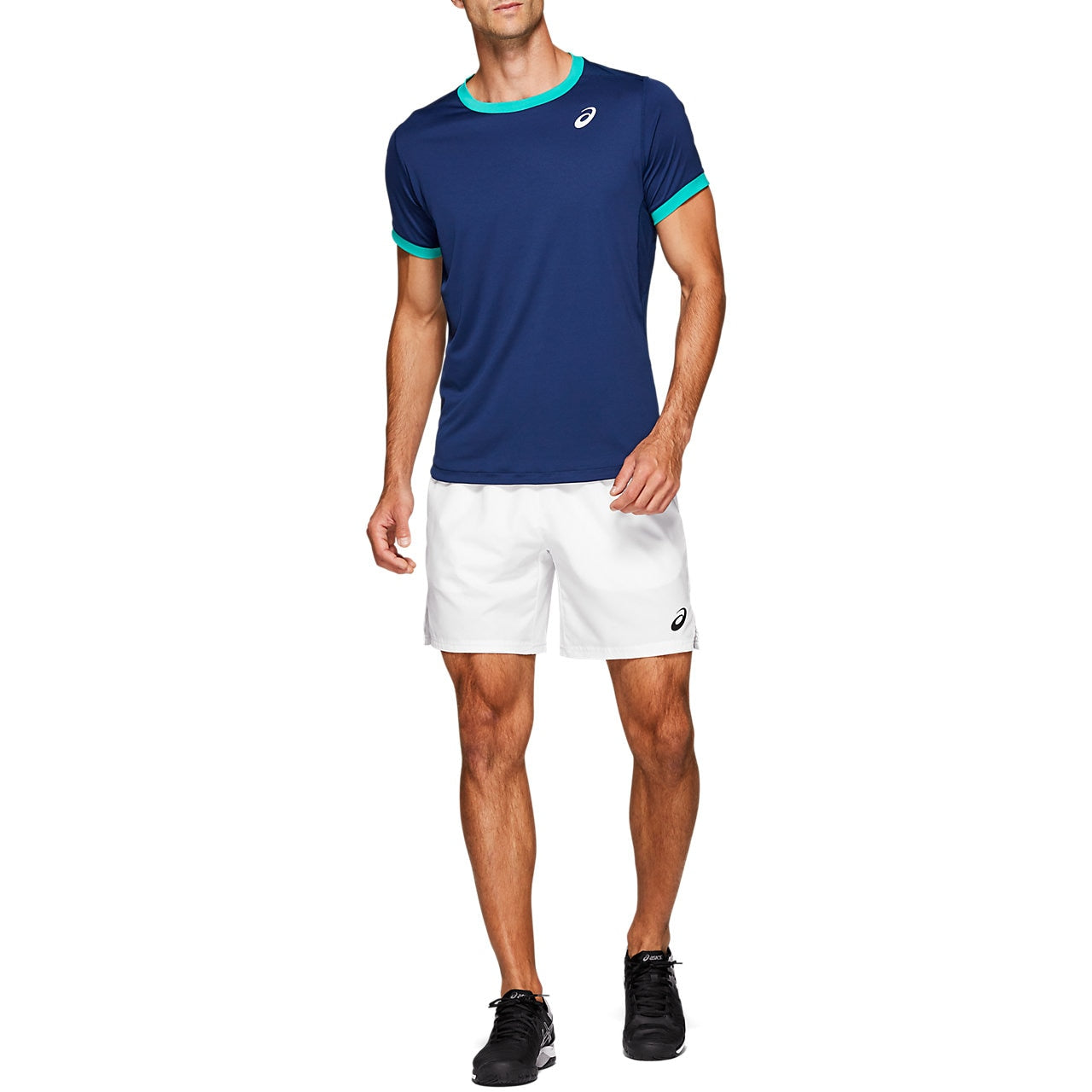 ASICS Men's Club Short 7 Inch Running Shorts - Breathable Quick-Dry Athletic Shorts for Men (White) - Perfect for Gym, Jogging & Casual Wear