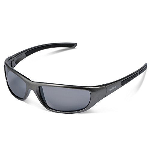 Silver Gray Frame With Black Lens