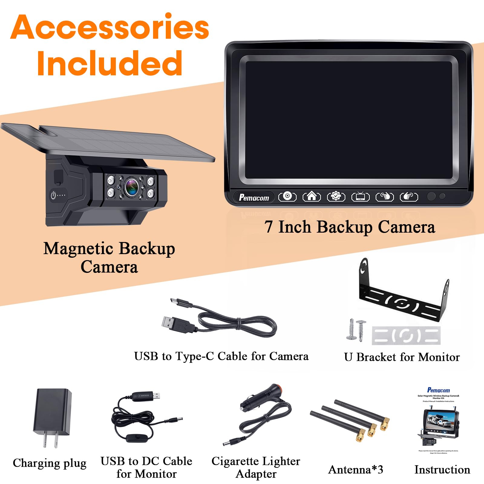 Wireless RV Backup Camera - 7