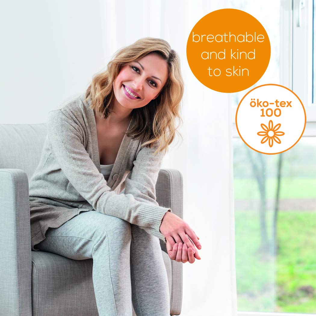 Beurer FW20UK Electric Foot Warmer for Cold Feet - Grey, 3 Heat Settings, Soft Teddy Fleece Lining, Breathable & Washable, Fits Up to Shoe Size 12.5 | Perfect for Winter Nights, Office Use & Home Comfort