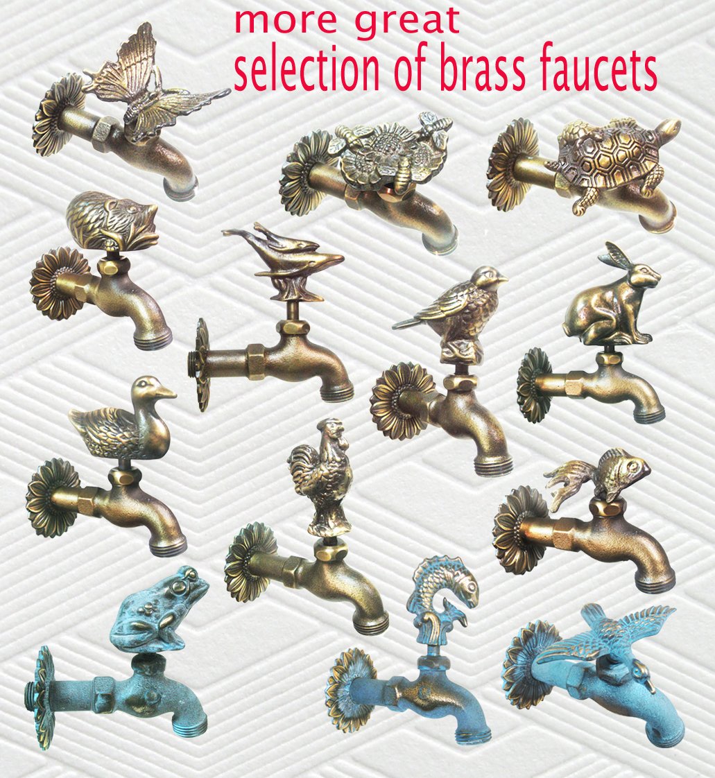 Premium Solid Brass Dolphin Faucet - Elegant Bathroom Sink Faucet with High Polish Finish - Perfect for Coastal, Nautical, or Beach-Themed Bathrooms