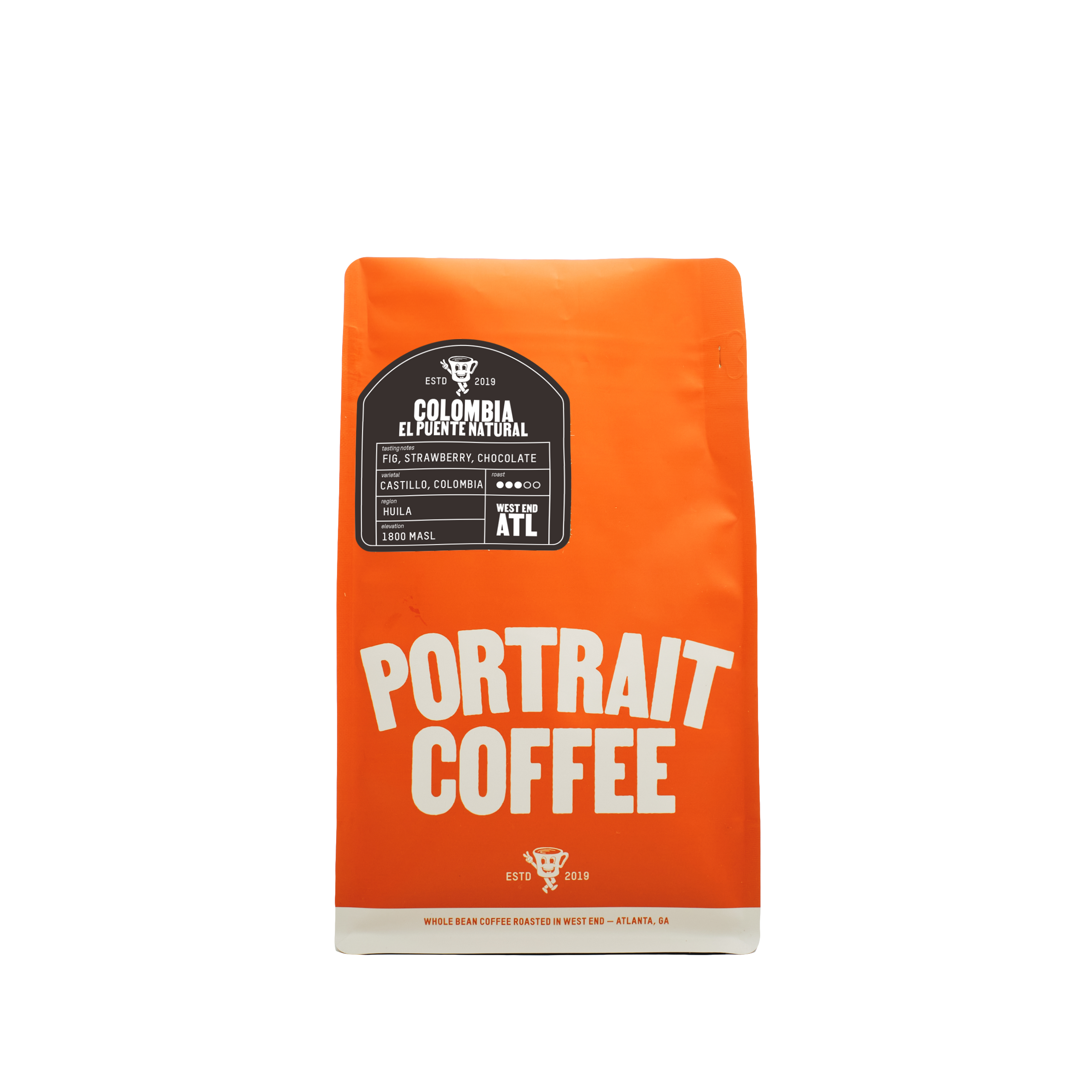 Premium Colombia El Puente Natural Coffee Beans - Single Origin Specialty Grade for Pour Over, French Press & Cold Brew - Perfect for Home Brewing & Gifting
