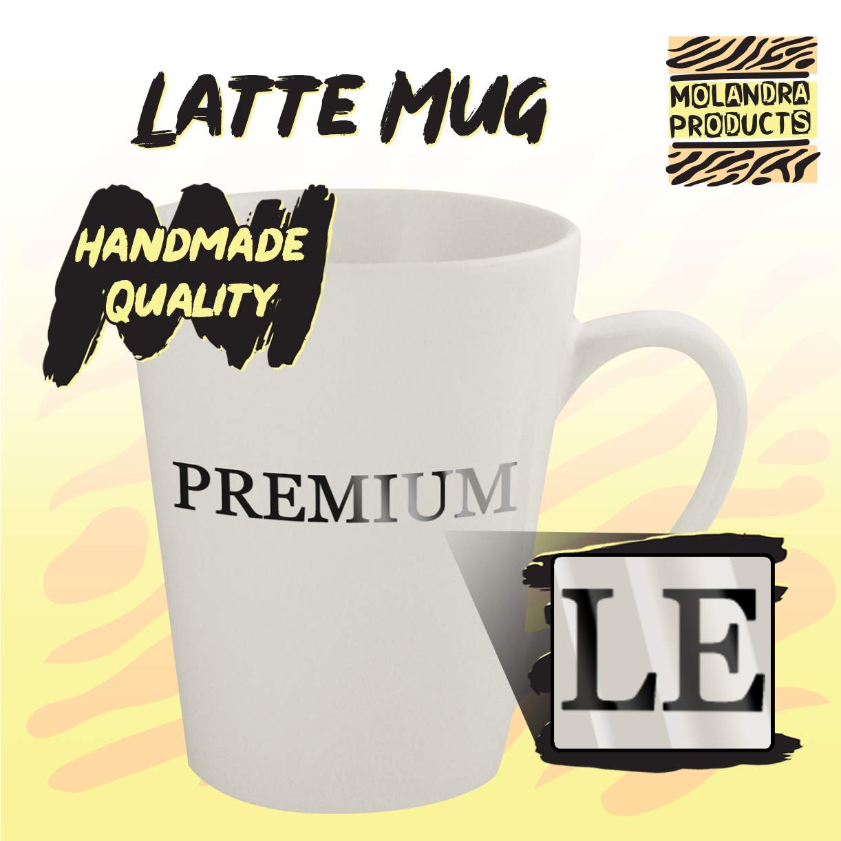 Rude and Loud Ceramic 12oz Latte Coffee Mug - Funny Novelty Cup for Office, Home & Gifts | Perfect for Coffee, Tea & Hot Beverages