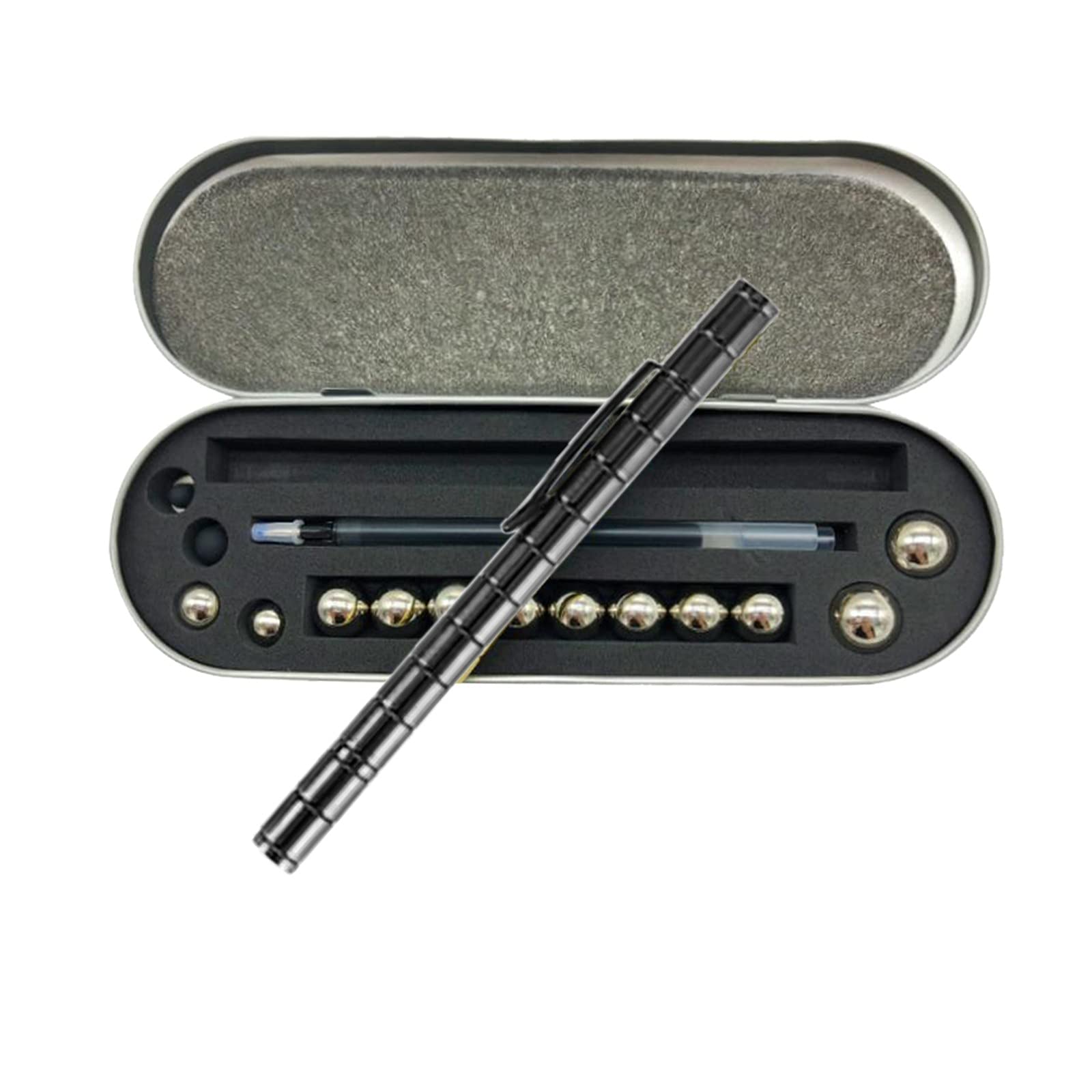 Magnetic Pen for Stress Relief - DIY Magnetic Building Blocks, Fidget Toys & Desk Sculpture - Fun Desk Toy for Adults & Kids - Perfect Gift for Family & Friends - Ideal for Office, Home & School Use