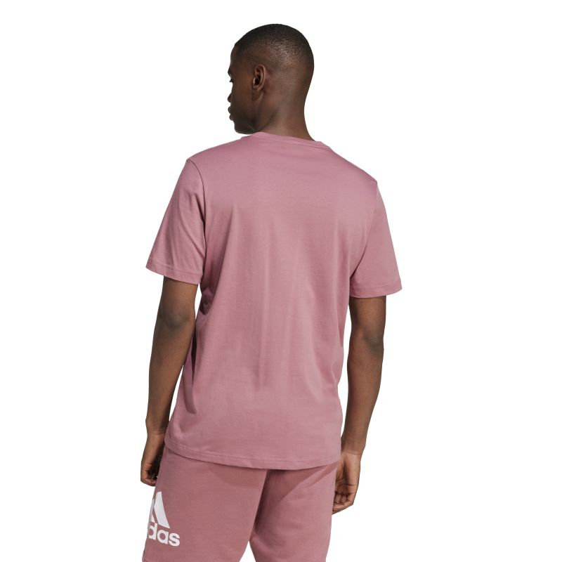 Adidas Men's Essentials Single Jersey Small Logo T-Shirt - Comfortable Casual Wear for Gym, Running & Everyday Outfits