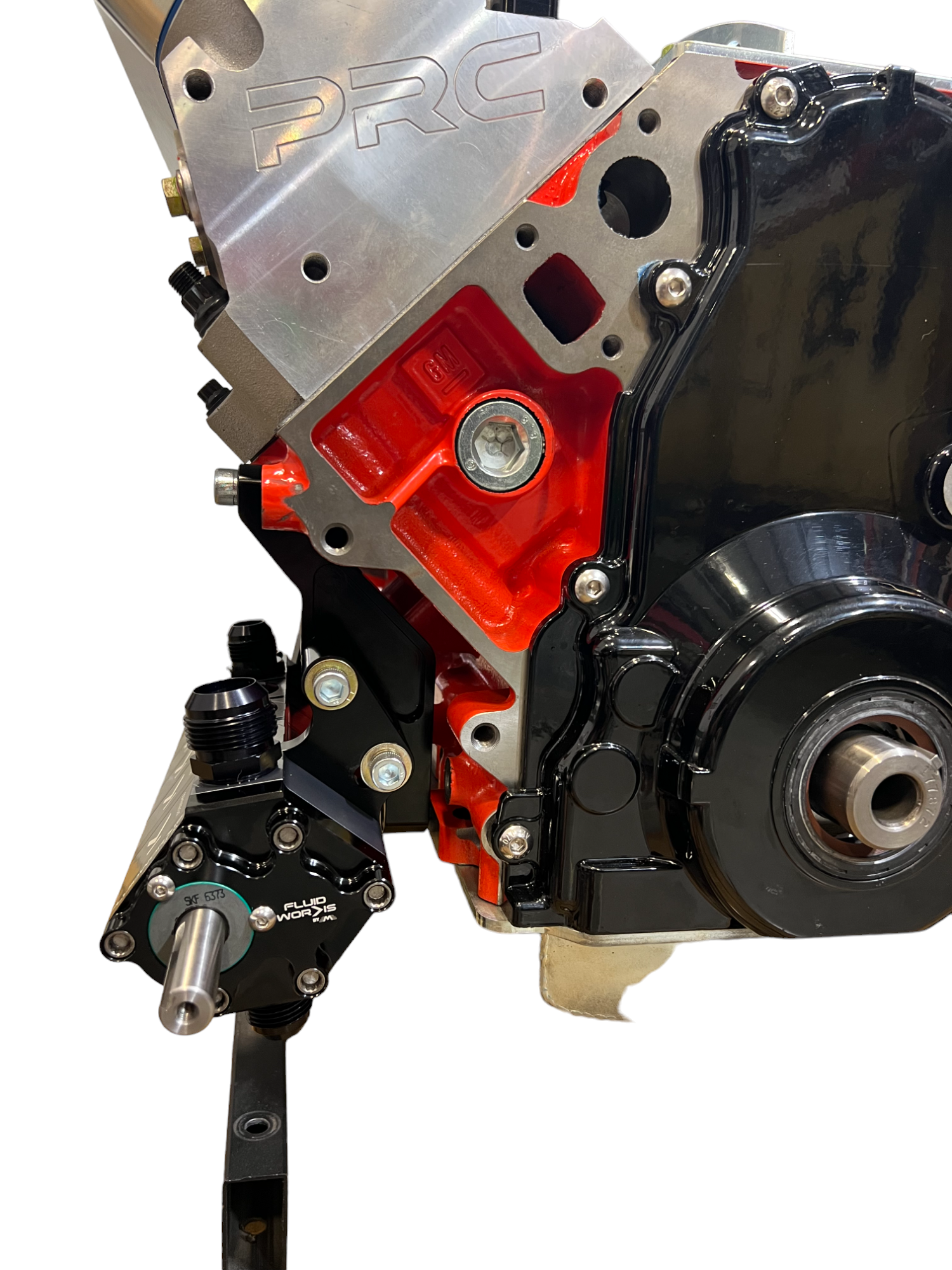 FluidWorks LS Wet Sump & Dry Sump Passenger Side Mounting Bracket - Compatible with Chevy, GMC, Cadillac LS Engines - Perfect for Engine Swaps & Performance Upgrades