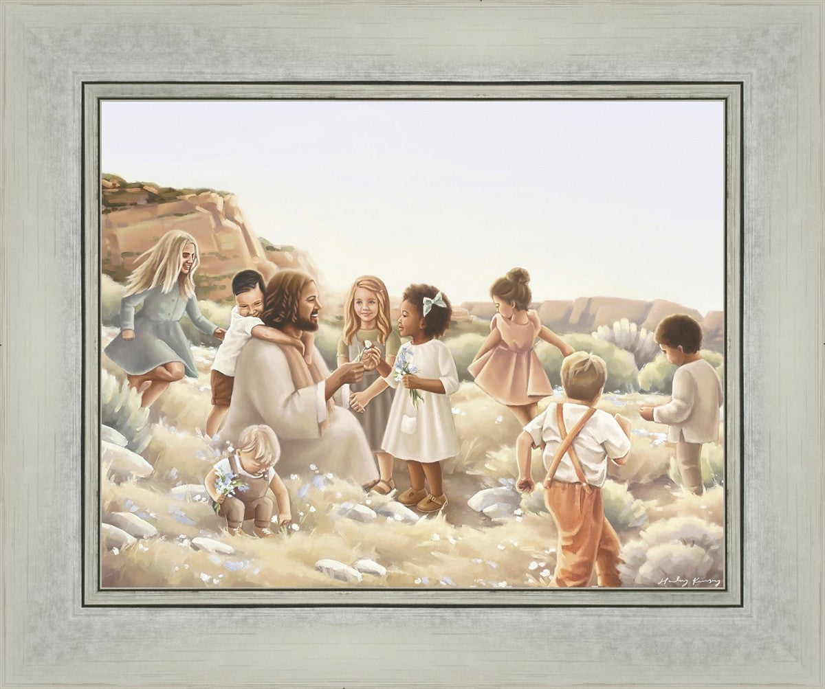 For Such is The Kingdom - Inspirational Christian Home Decor for Wall Art, Gifts & Church Decorations | Perfect for Living Room, Bedroom & Sunday School