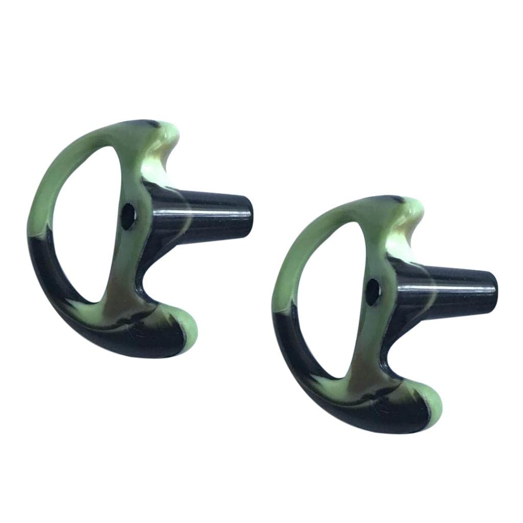 Premium Silicone Replacement Ear Tips for Radio Headsets - Left & Right Pair - Comfortable & Durable Earbuds for Air Tube, Acoustic Coil, and Audio Earpieces - Perfect for Aviation, Security, and Communication Professionals