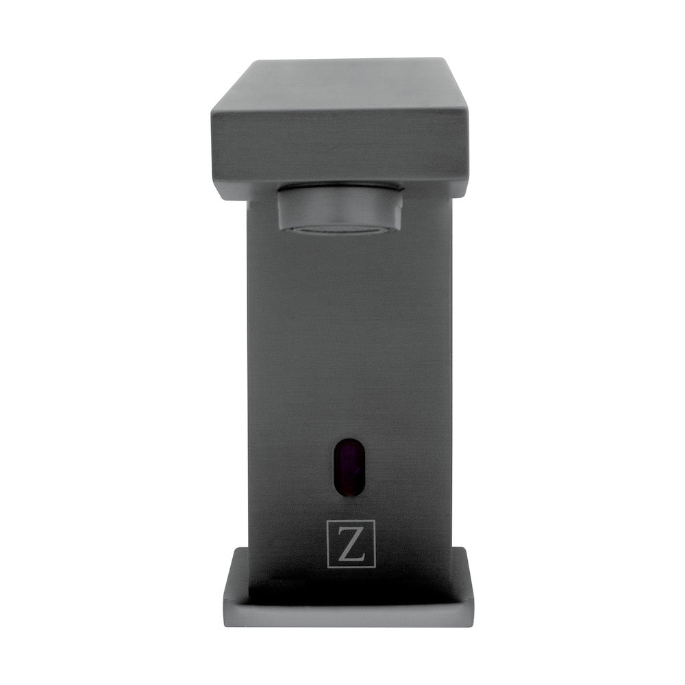 ZLINE Bliss Touchless Bath Faucet in Gun Metal - Automatic Sensor Faucet for Bathroom Sink, Hands-Free Water Tap with Modern Matte Black Finish (BLS BFS GM) - Perfect for Modern Homes, Hotels, and Public Restrooms