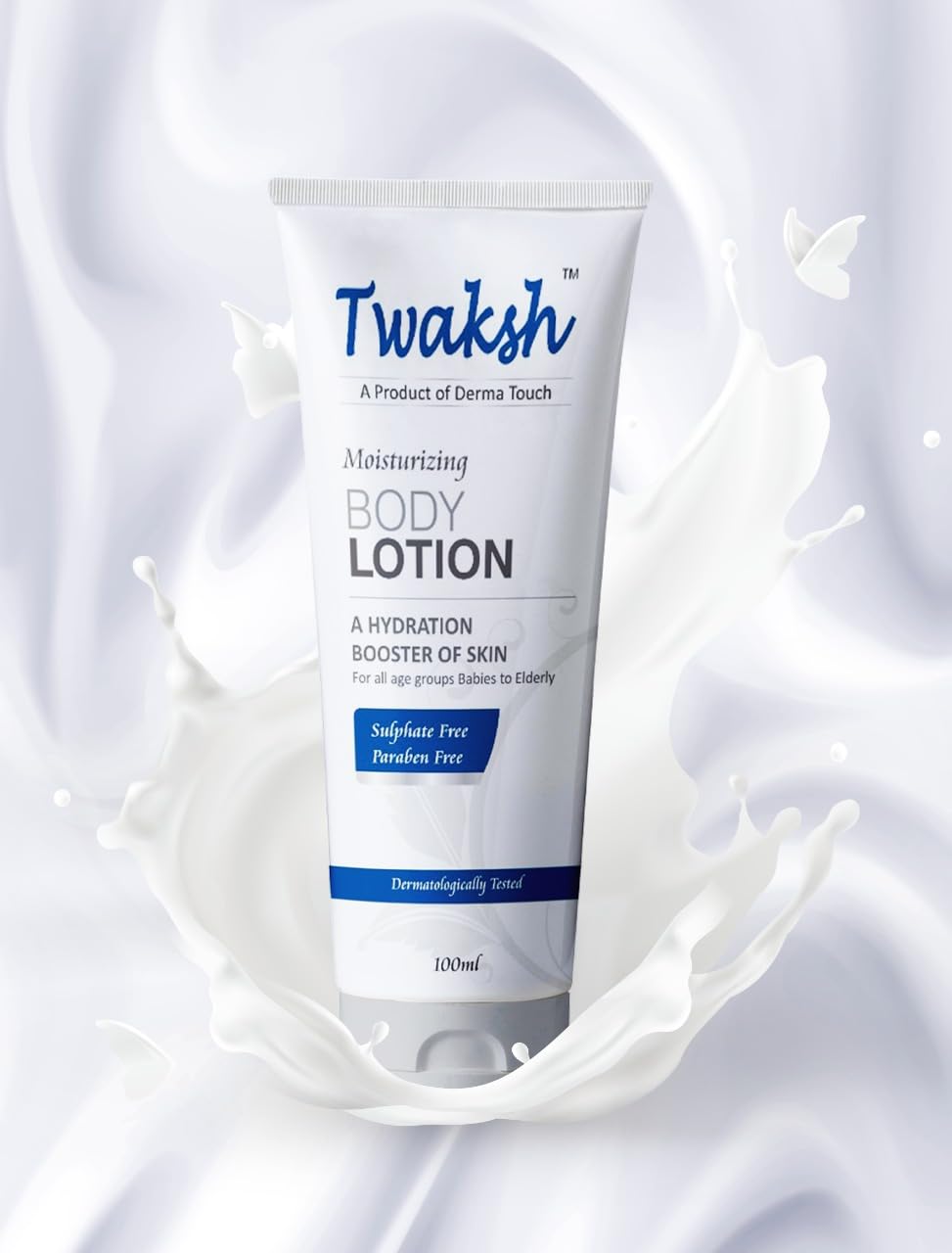 Derma Touch Twaksh Moisturizing Body Lotion for Dry Skin - Hydrating & Nourishing Lotion with Natural Ingredients - Perfect for Daily Skincare & After Shower Use