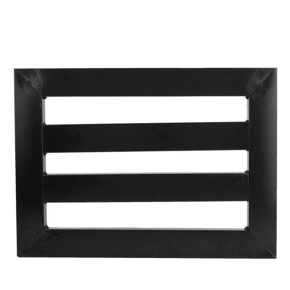Universal Guitar Pedal Board - Metal Portable Effect Pedalboard Holder for Electric Guitar (Black) | Perfect for Live Performances & Studio Recording