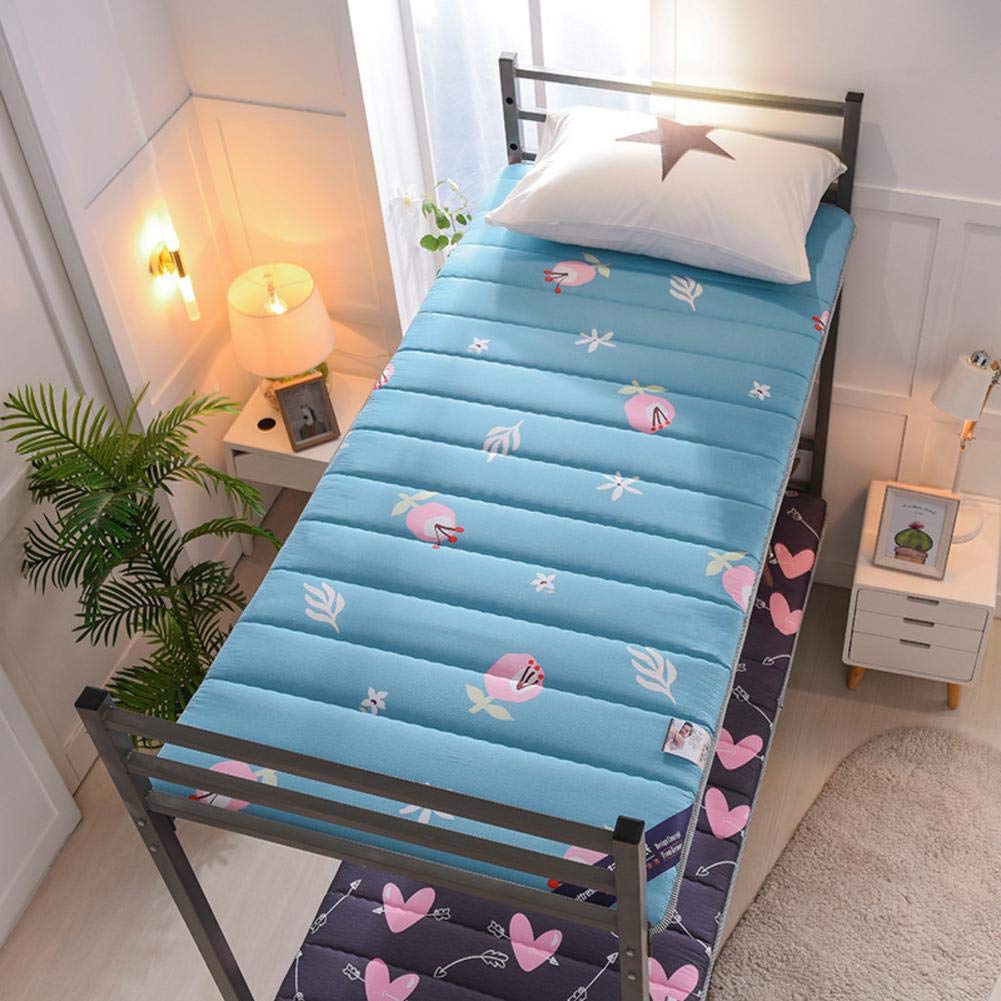 WJXBoos Foldable Non-Slip Mattress - Breathable Tatami Mattress, Thick & Soft Bed Mat for Twin Size, Skin-Friendly Futon Sleeping Pad - Perfect for Guest Beds, Dorm Rooms & Floor Sleeping