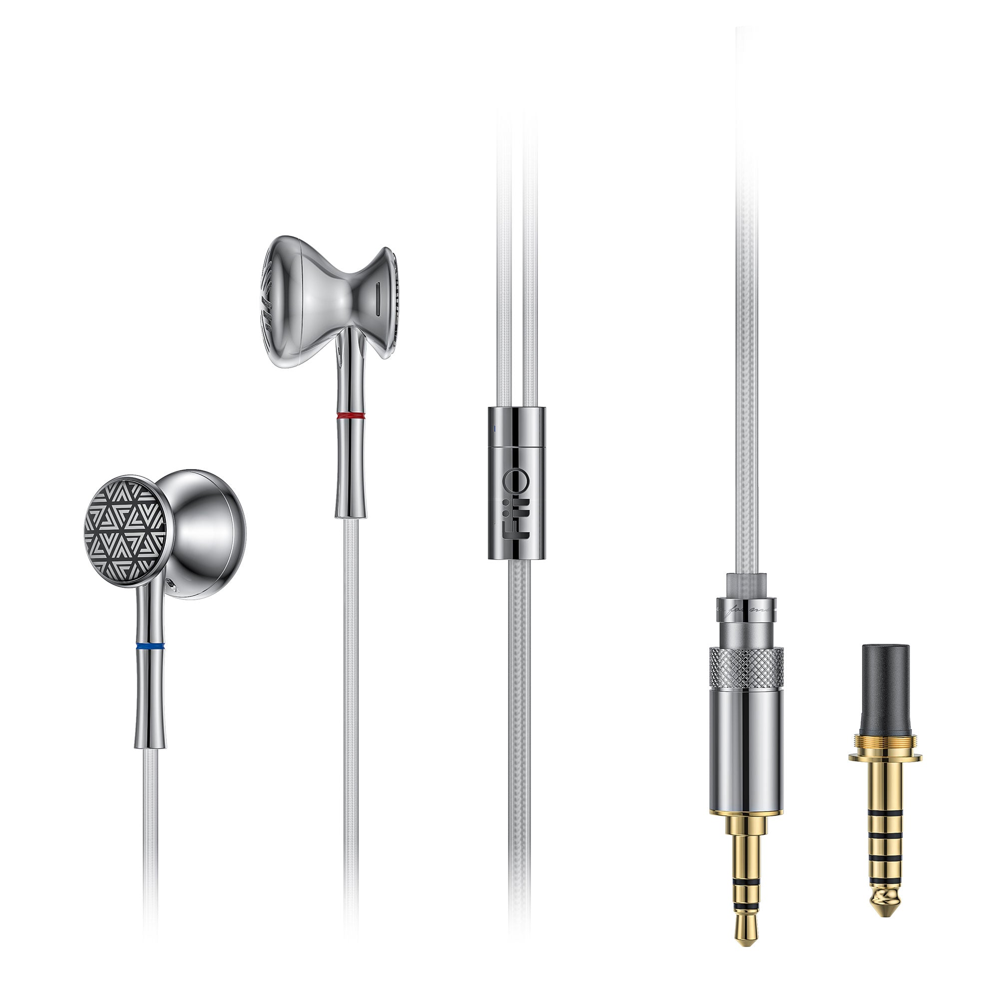 FiiO FF3 High-Fidelity Dynamic Driver Earbuds - Premium Sound Quality for Audiophiles, Music Lovers & Gamers - Perfect for Commuting, Workouts & Travel