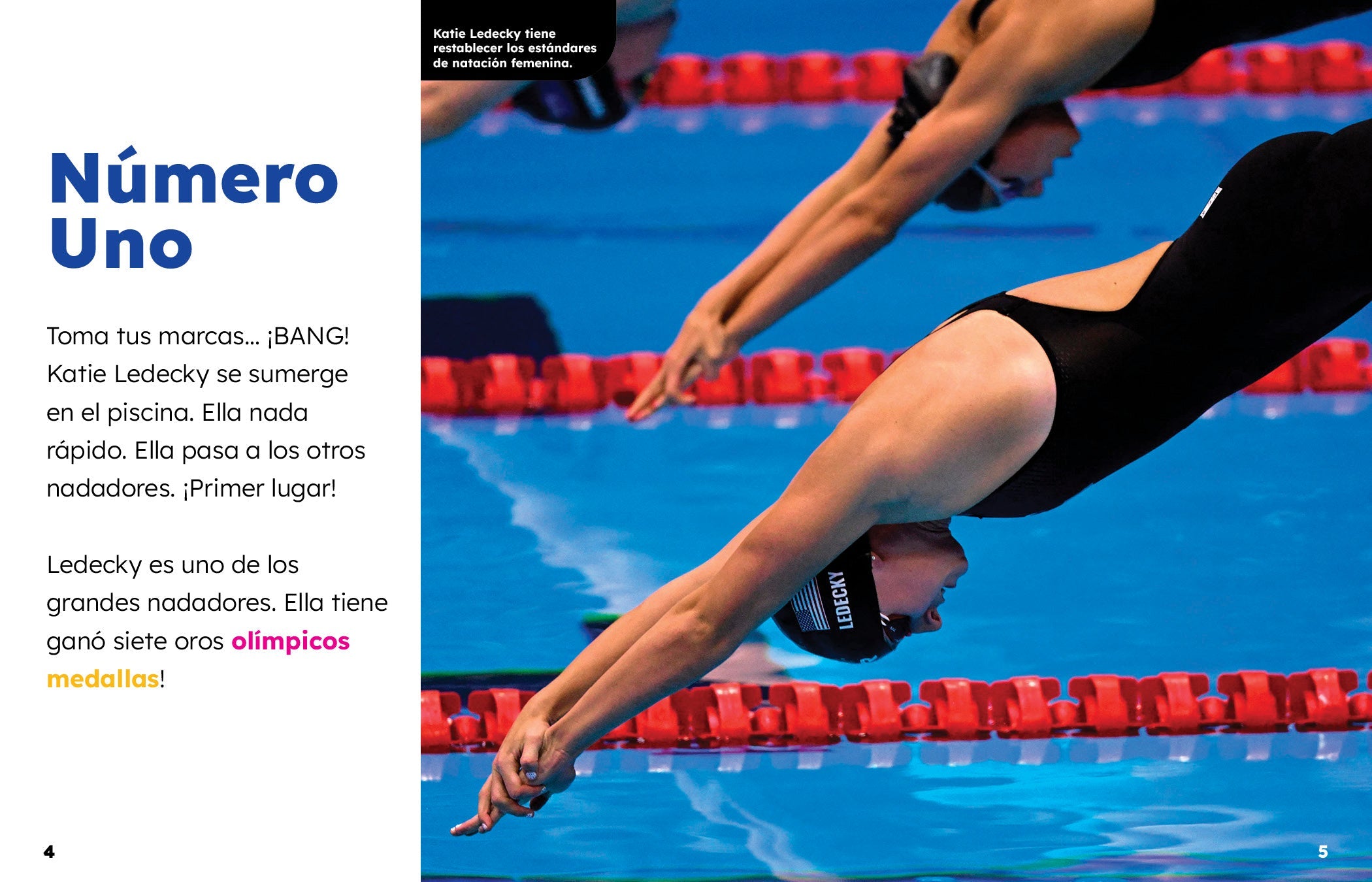 Katie Ledecky Biography & Swimming Career - Inspirational Story for Athletes & Sports Fans | Perfect for Swimming Enthusiasts & Motivational Reading