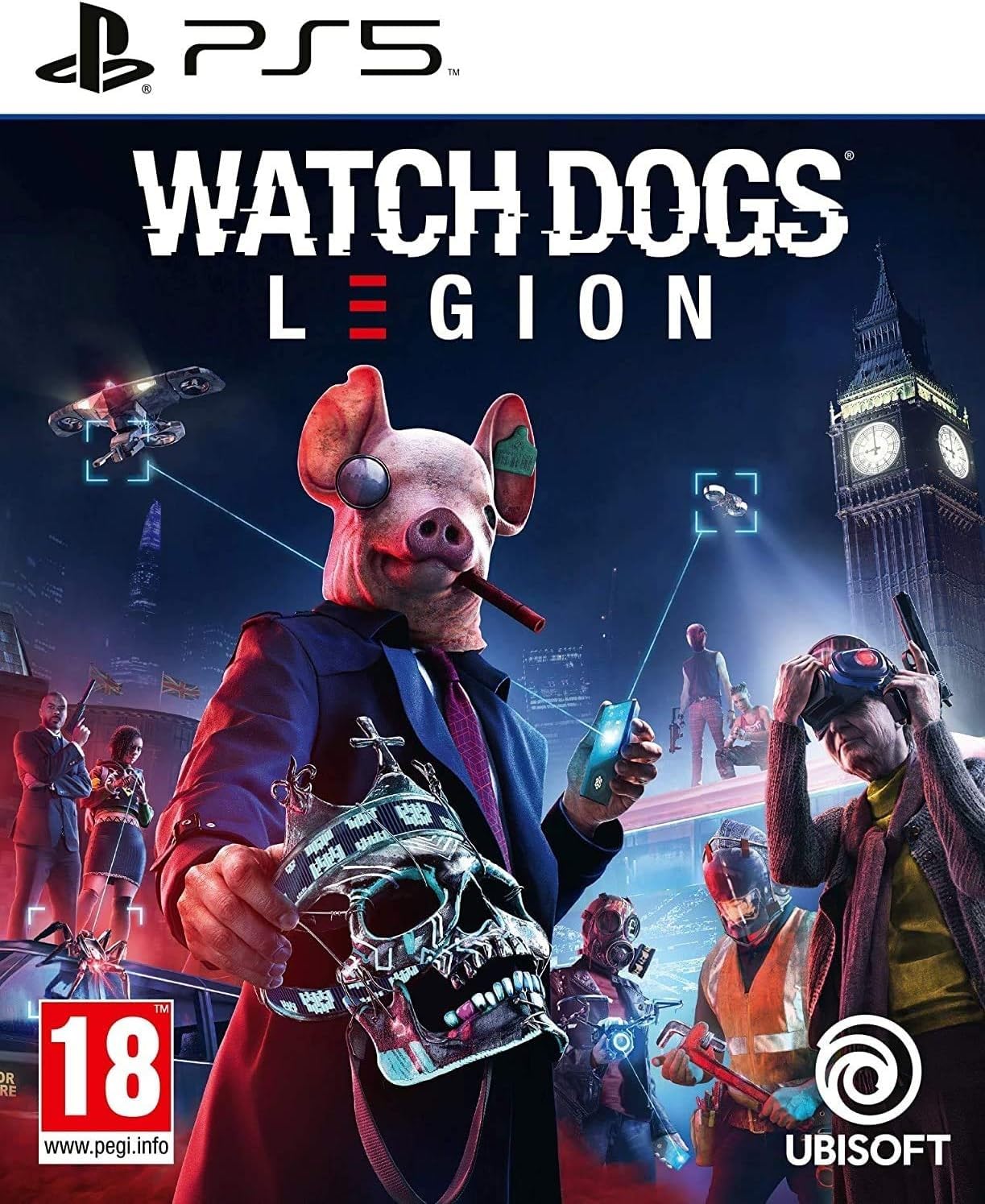 Watch Dogs: Legion - PS5 Game (Multi-Language Support) | Open-World Action Adventure | Play as Any Character in Futuristic London | Perfect for Fans of Cyberpunk & Stealth Games