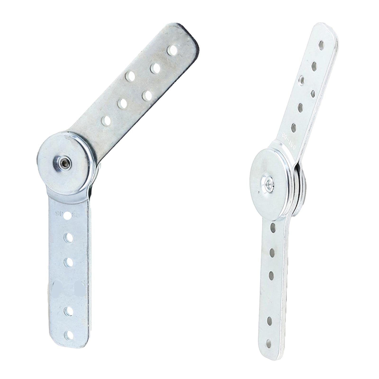 2PCS Heavy Duty Sofa Bed Hinges - Furniture Ratchet Hinges for Adjustable Armrest & Headrest - Durable Folding Connectors for Recliners, Sectionals - Perfect for Living Room Furniture Repair & DIY Projects