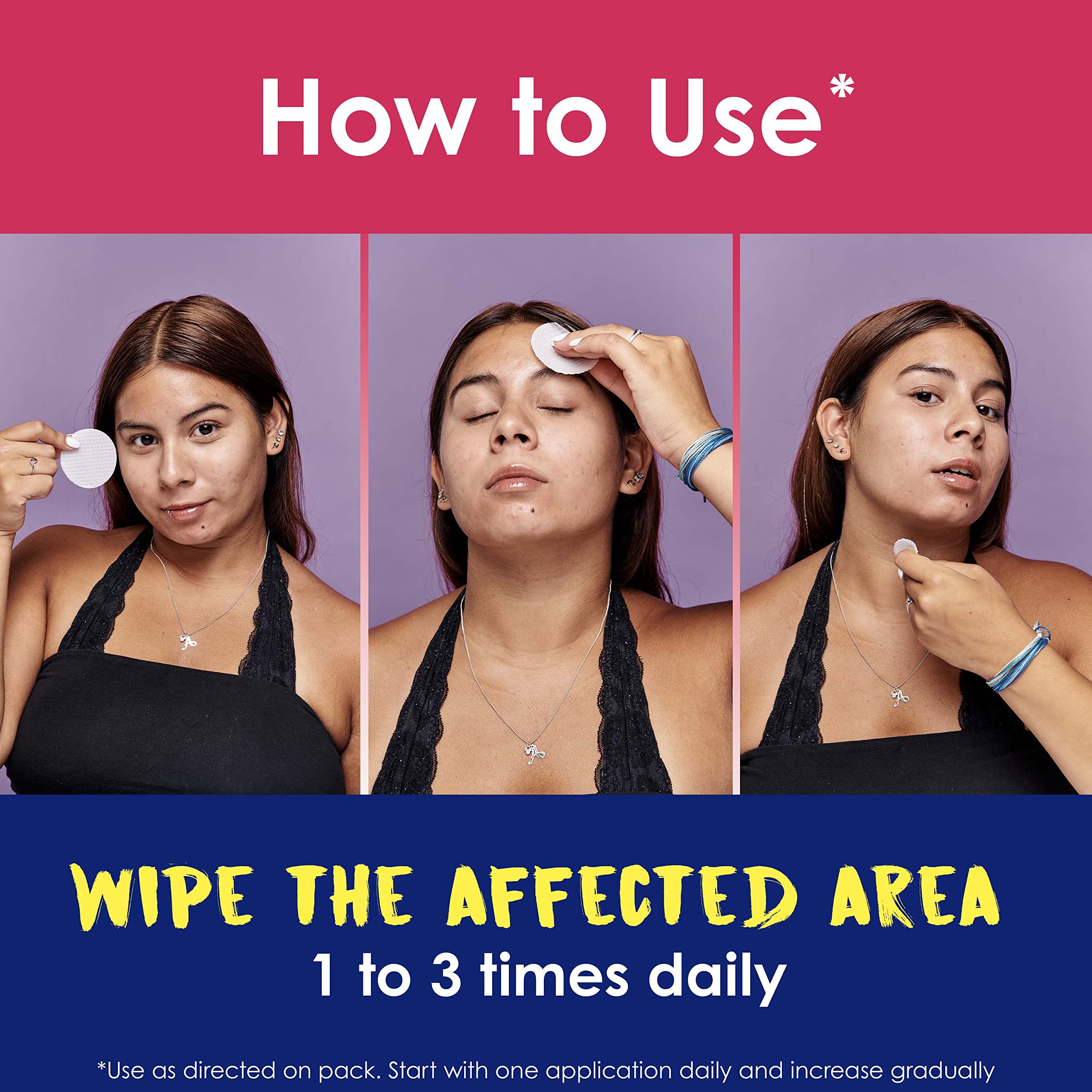 Clearasil Rapid Rescue Deep Treatment Acne Face Pads - Maximum Strength 2% Salicylic Acid Acne Medicine (90 Count) | Dermatologist-Recommended for Oily Skin & Breakout Control | Perfect for Daily Skincare Routine & Travel