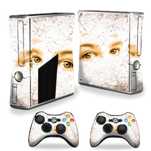MightySkins Decal Skin Wrap for Microsoft Xbox 360 S Slim Console & 2 Controllers - Custom Protective Vinyl Stickers - Gaming Accessories for Personalized Console Protection & Style Enhancement