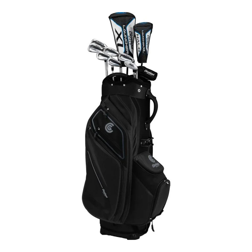 Cleveland Launcher MAX Right Hand Steel Men's Complete Golf Set - Perfect for Beginners & Intermediate Golfers | Ideal for Driving Range & Course Play