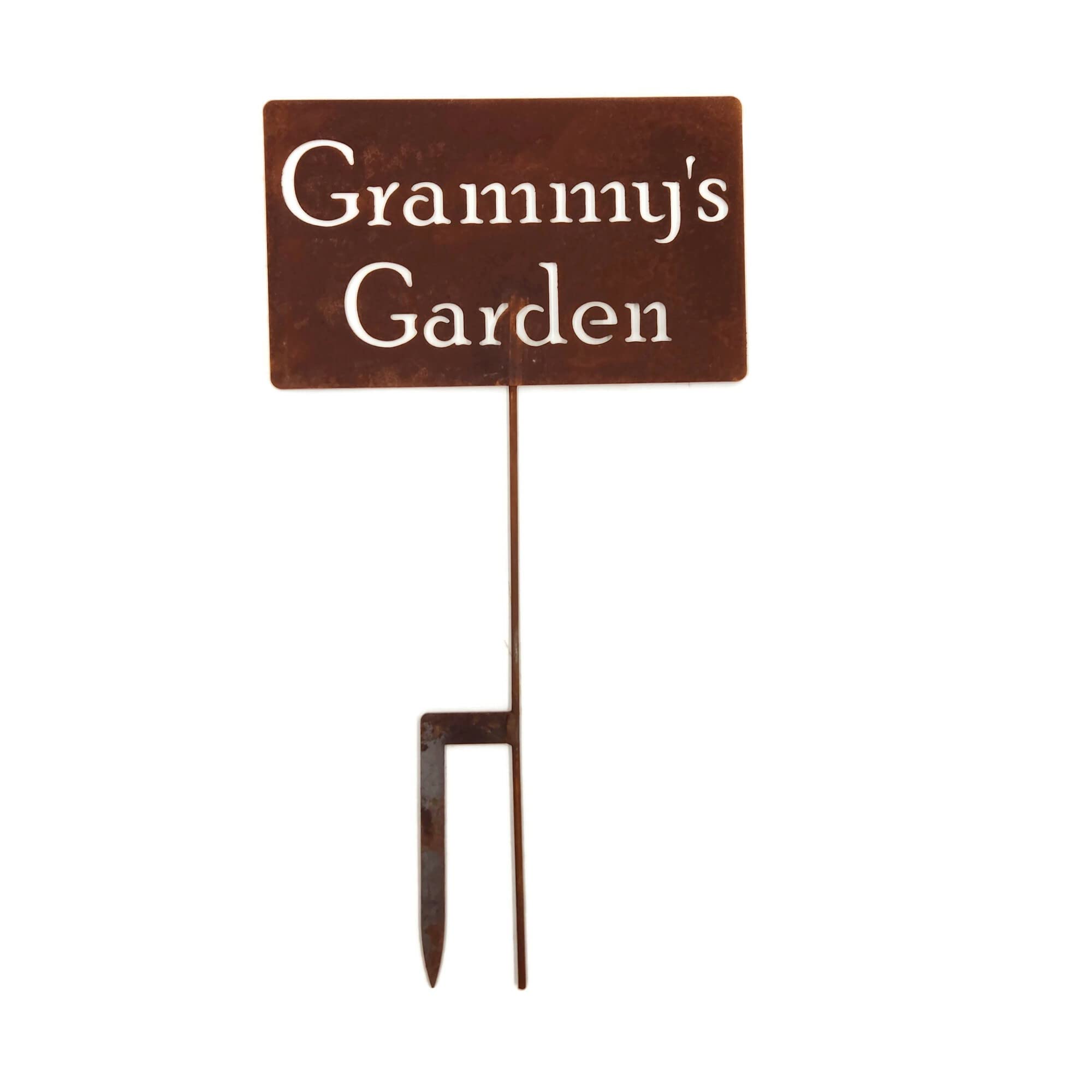 Personalized Family Name Gift - 20 to 33 Inch Tall Decorative Garden Stake (Grammy's Garden, Large 28