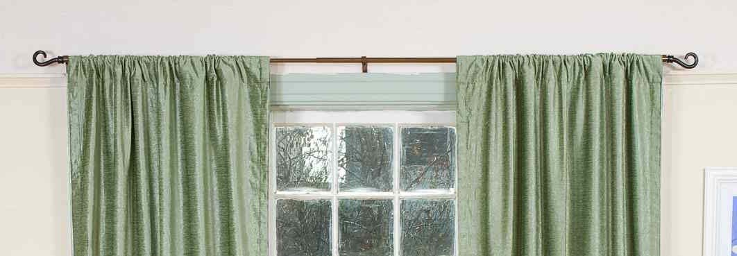 Premium Olive Green Velvet Curtains with Rod Pocket - 80