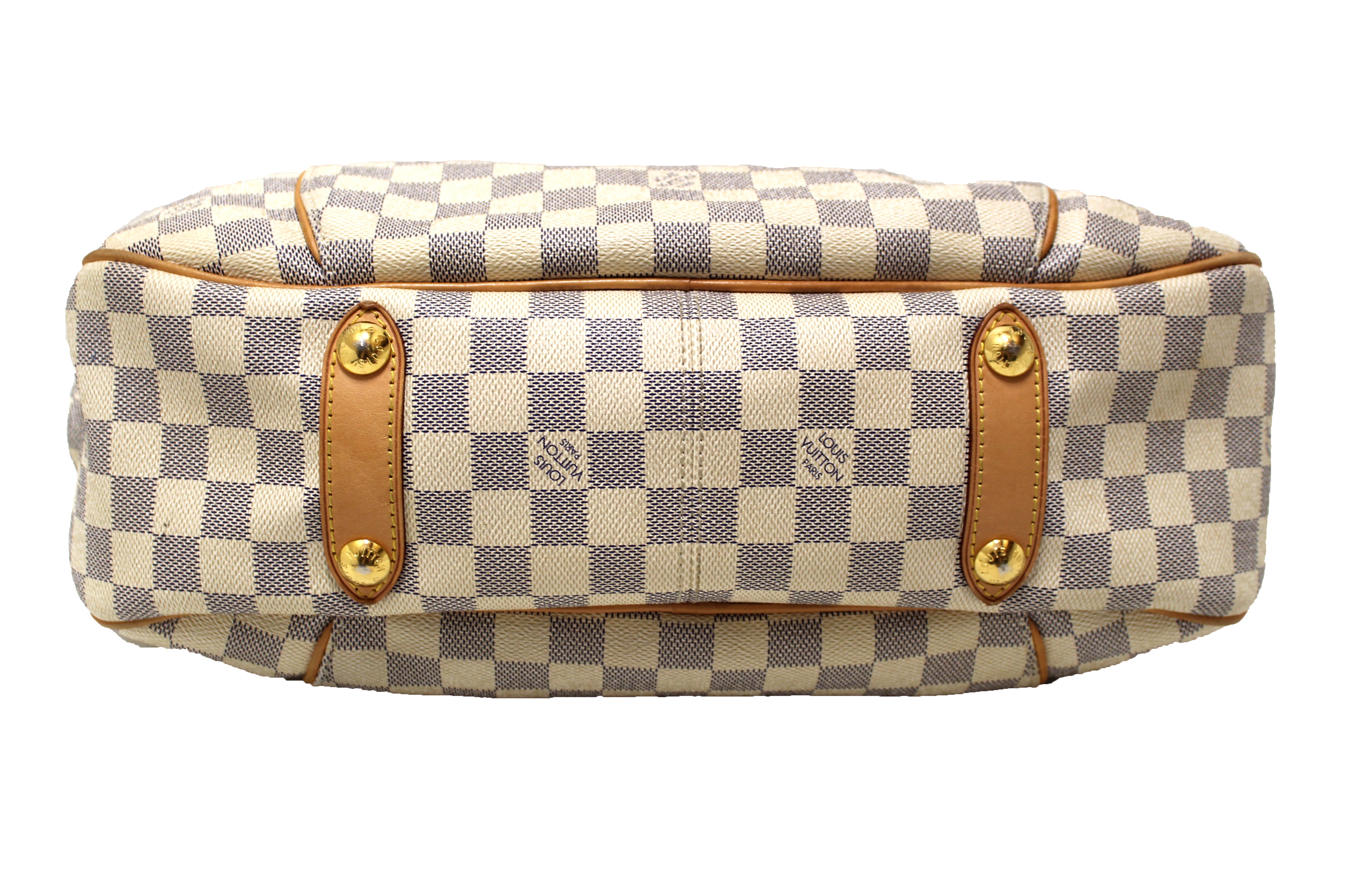 Authentic Louis Vuitton Damier Azur Galliera PM Shoulder Bag for Women | Luxury Designer Handbag | Perfect for Work, Travel & Everyday Use