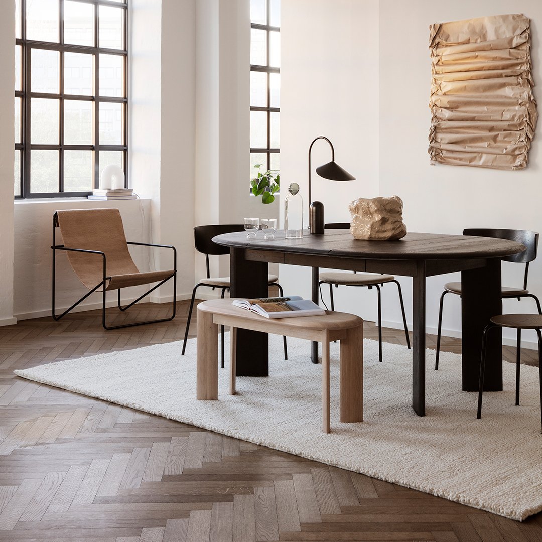Ferm Living Ease Loop Rug - Soft & Stylish Handmade Wool Rug for Living Room, Bedroom, or Nursery - Perfect for Cozy Home Decor & Modern Interior Design