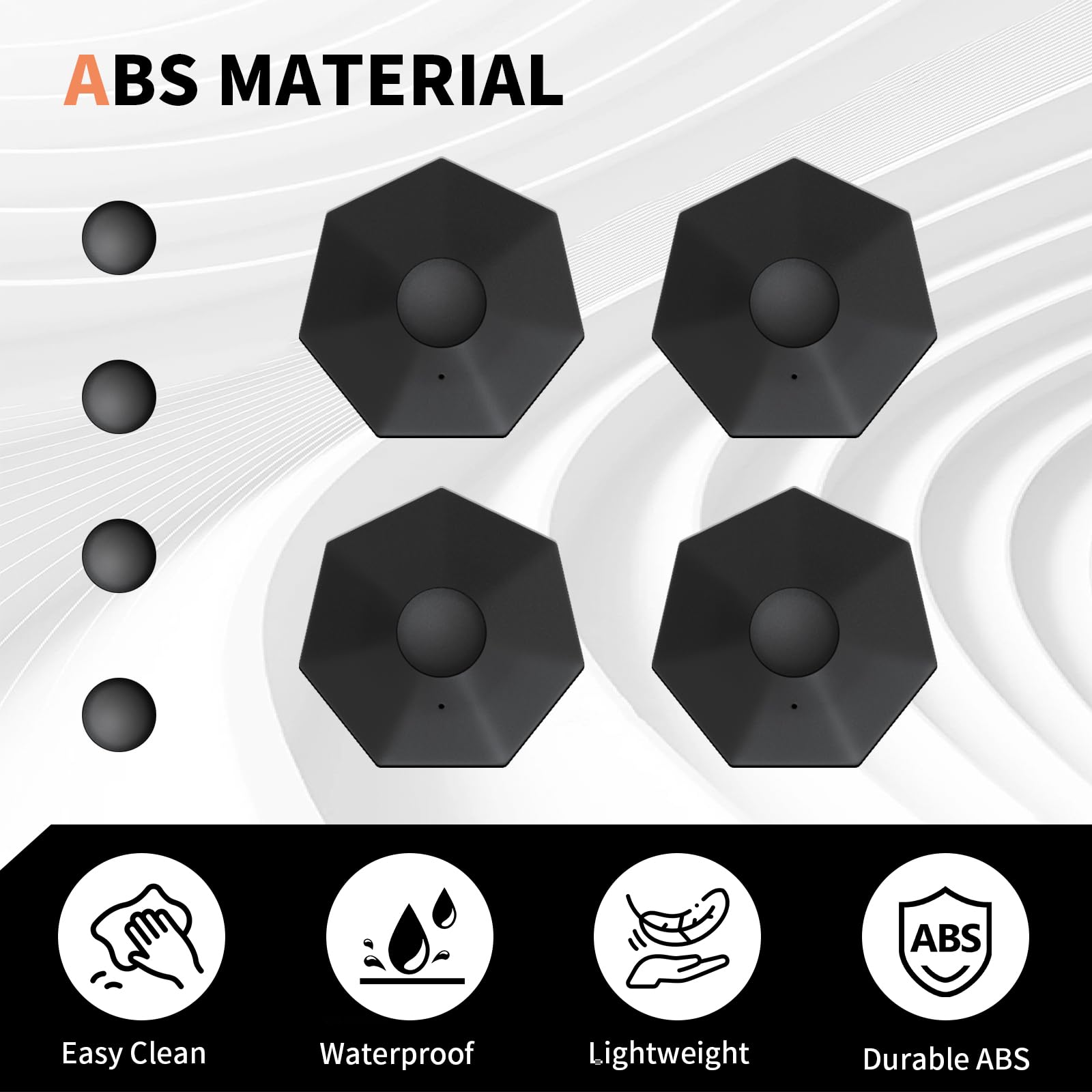 2024 2023 Tesla Cybertruck Wheel Center Caps - 4PC Custom Cyber Truck Accessories | Full Coverage, Rust & Dust Resistant Hub Caps | Easy Installation for Enhanced Style & Protection | Perfect for Off-Roading & Urban Driving