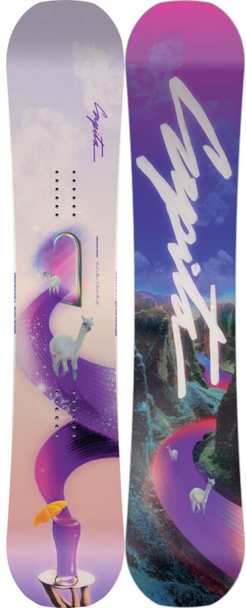 Capita Women's Space Metal Fantasy Snowboard 2024 - All-Mountain Freestyle Snowboard for Women | Perfect for Park, Powder & Groomed Runs