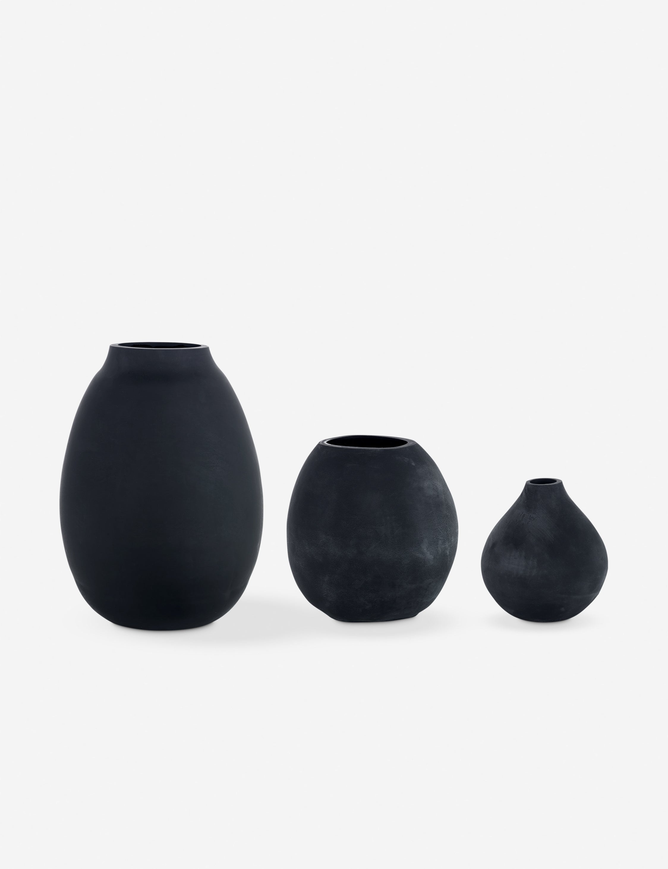 Calida Vases Set of 3 - Modern Ceramic Flower Vases for Home Decor, Wedding Centerpieces & Office Desk Decorations