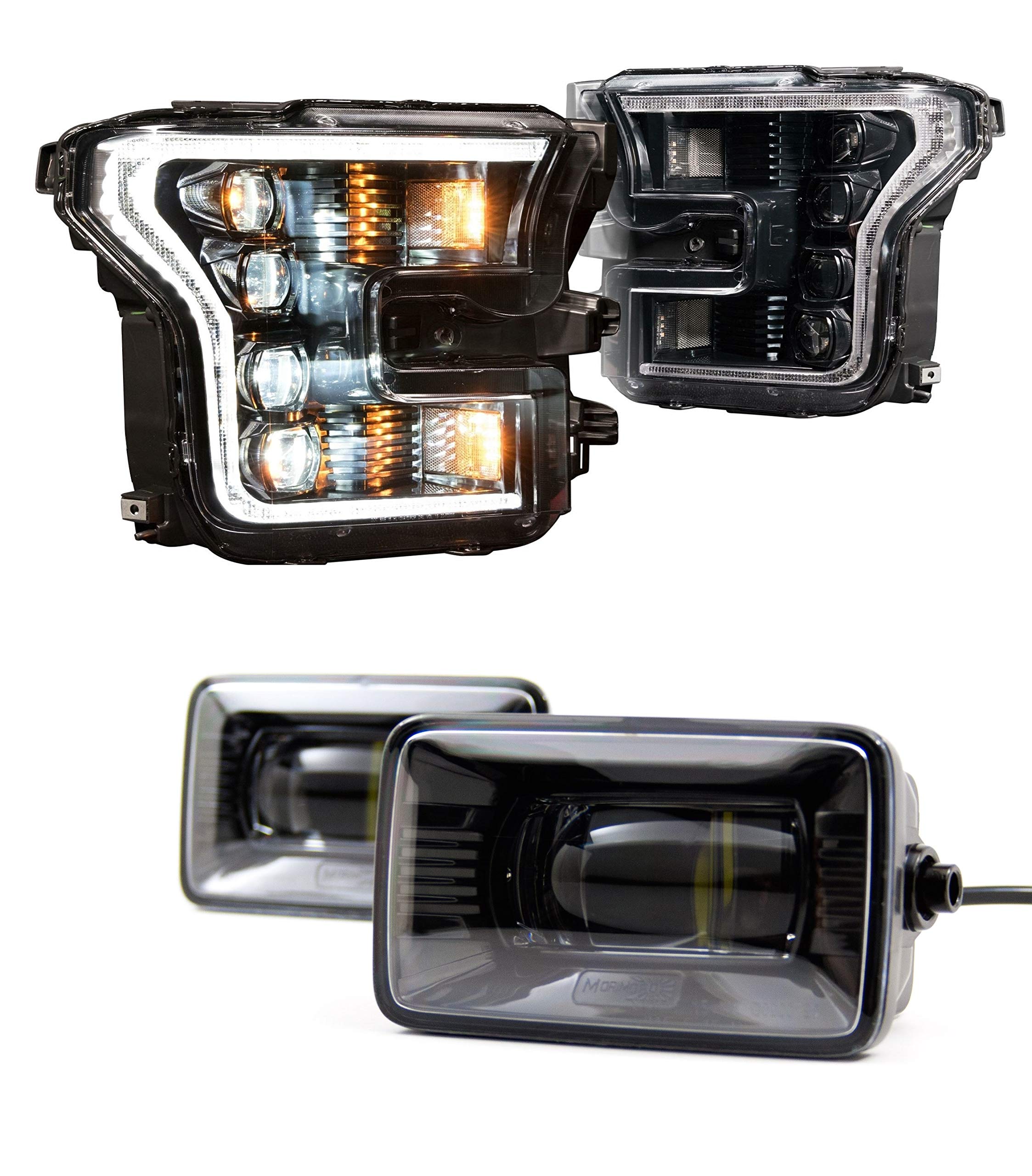 Morimoto XB LED Headlights & Fog Lights for 2015-2017 Ford F-150 - Plug & Play, DOT Approved - Upgrade Your Truck Lighting