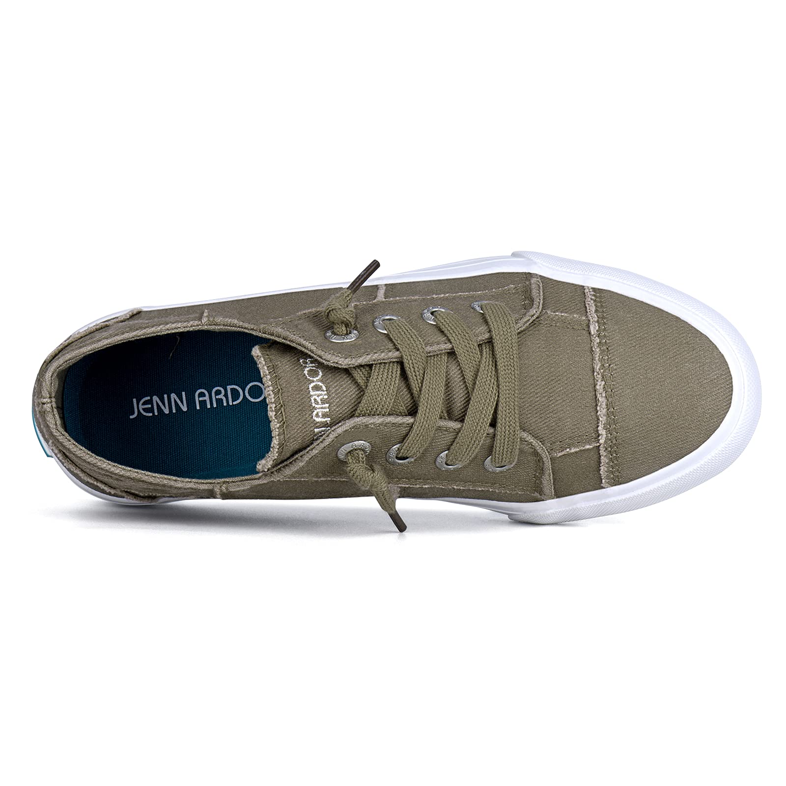 JENN ARDOR Women's Slip On Canvas Sneakers - Low Top Comfortable Walking Flats | Casual Fashion Shoes for Everyday Wear, Travel & Outdoor Activities