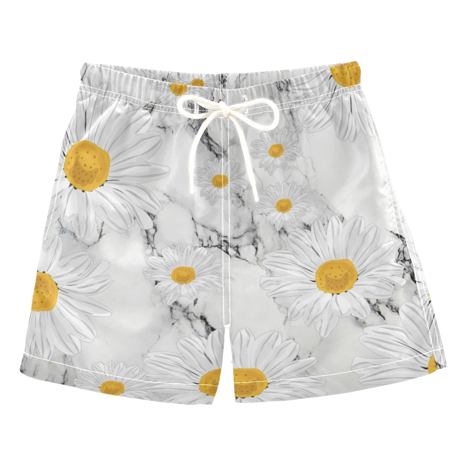 ODAWA Boys Quick Dry Swim Trunks - Black Lion Print Board Shorts for Kids & Toddlers | Beach, Pool, and Water Play Swimwear | Lightweight & Comfortable for Summer Activities