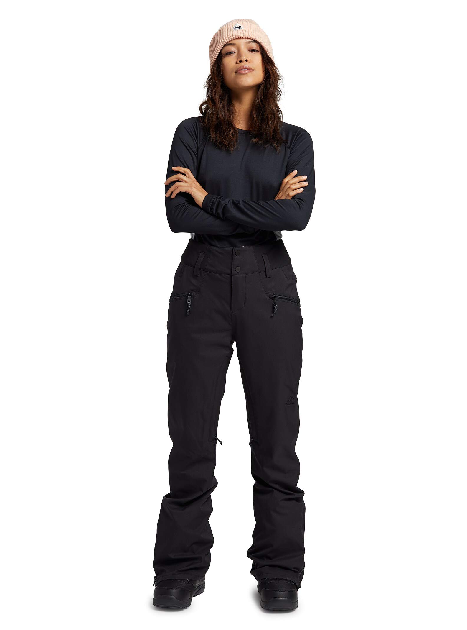 Burton Women's Marcy High Rise 2L Stretch Pants - Waterproof Snowboard Pants for Women, Insulated Winter Ski Pants with Adjustable Waist - Perfect for Skiing, Snowboarding & Cold Weather Outdoor Activities