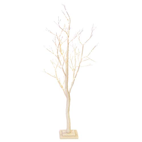 Tall White Glitter Tree