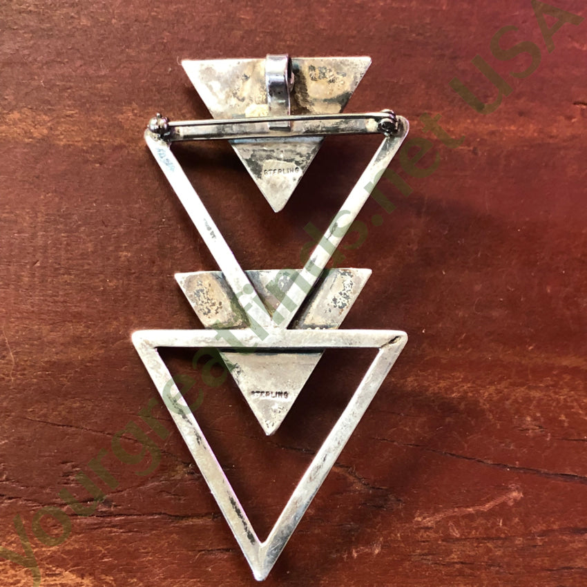 Sterling Silver Triangle Pendant Necklace with Genuine Golden Amber - Elegant Bohemian Jewelry for Women, Perfect for Everyday Wear, Parties & Gifts