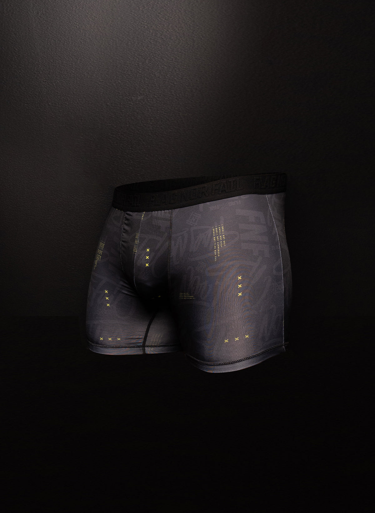 FNF BOXER Men's Comfortable Black Boxer Briefs - Soft Breathable Underwear for Everyday Wear, Workout & Lounge