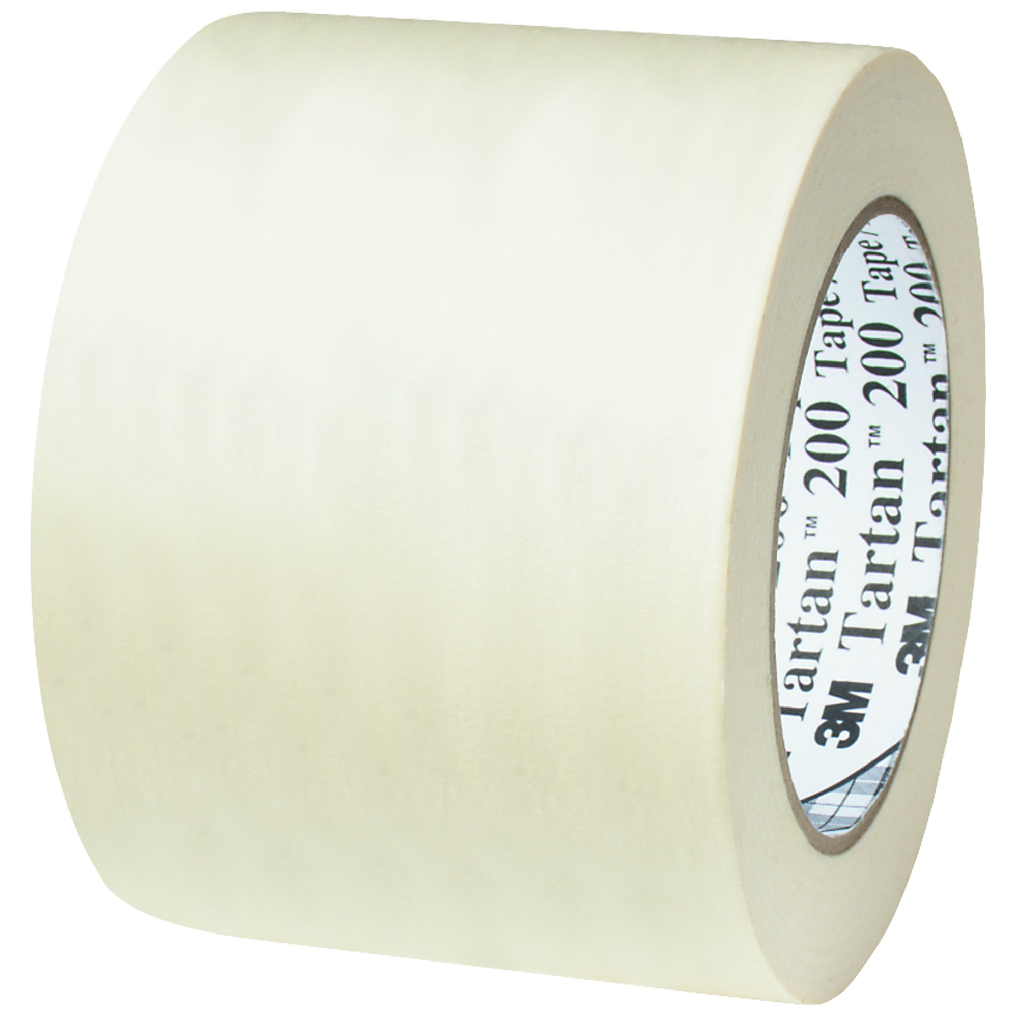 BOX BT939200 3M 200 Masking Tape, 4 Inch x 60 Yards, Natural Pack of 8 - Ideal for Painting, Crafting, and DIY Projects
