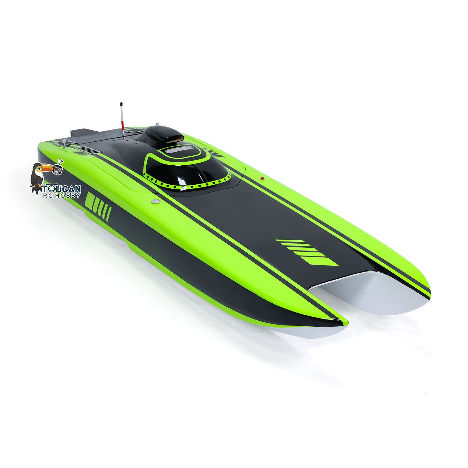 G30E 30CC Gas-Powered RC Racing Boat Kit - Pre-Painted Fiberglass Hull for Advanced Hobbyists (1300x360x220mm) - DIY Model Building for Lakes & Ponds Racing