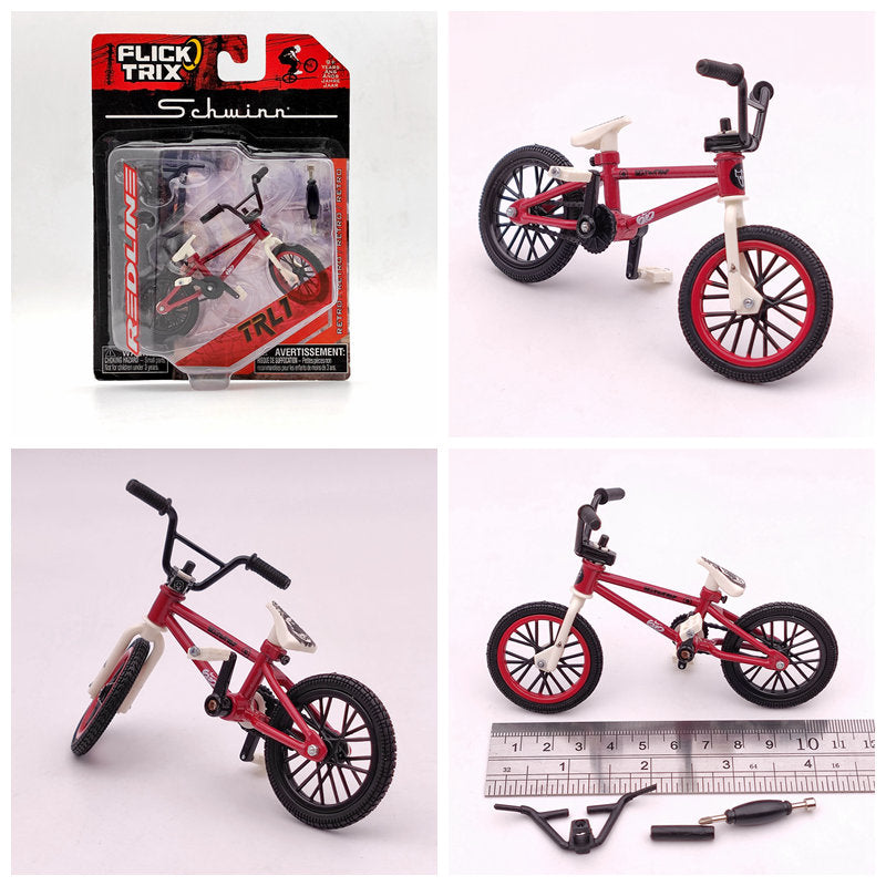 Premium Finger Bike FLICK TRIX Mini BMX Diecast Model Toy - Collectible Miniature Bicycle for Kids & Adults - Perfect for Office Desk Decor, Stress Relief, and Gift Giving