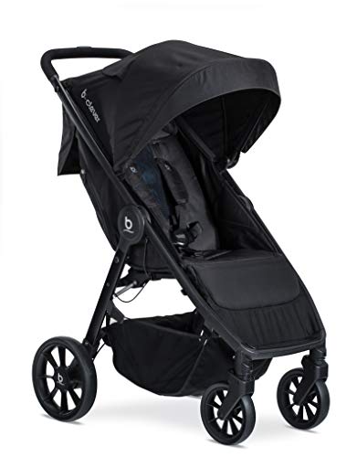 Britax B-Clever Compact Stroller with One-Hand Fold | Ventilated Seat & All-Wheel Suspension | Lightweight Travel Stroller for Toddlers | Perfect for Air Travel, Shopping & Daily Use (Cool Flow Teal)