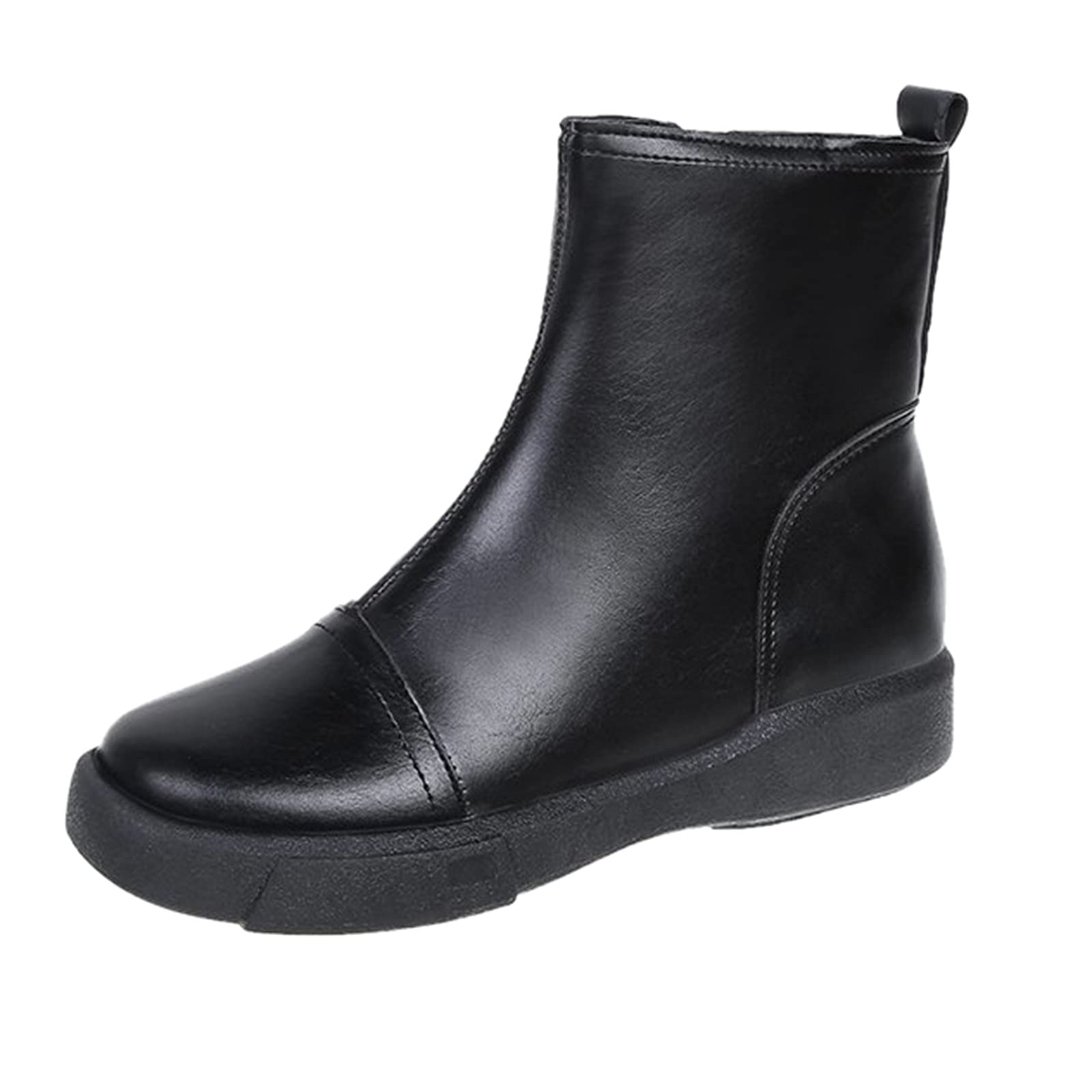 Women's Over The Knee High Heel Boots - Chunky Block Heel, Side Zipper, Soft Suede, Round Toe - Winter Dress Boots for Wedding, Party & Night Out (Black, Size 6) | Perfect for Cold Weather & Evening Events
