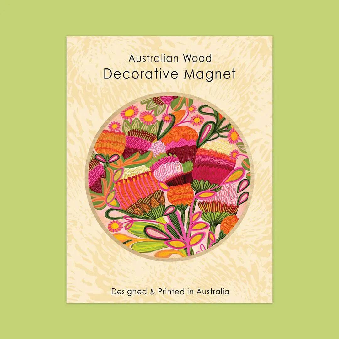 Wild Blooms Magnetic Greeting Card Gift Set - Perfect for Birthdays, Anniversaries & Thank You Notes | Floral Stationery for Home & Office Decor