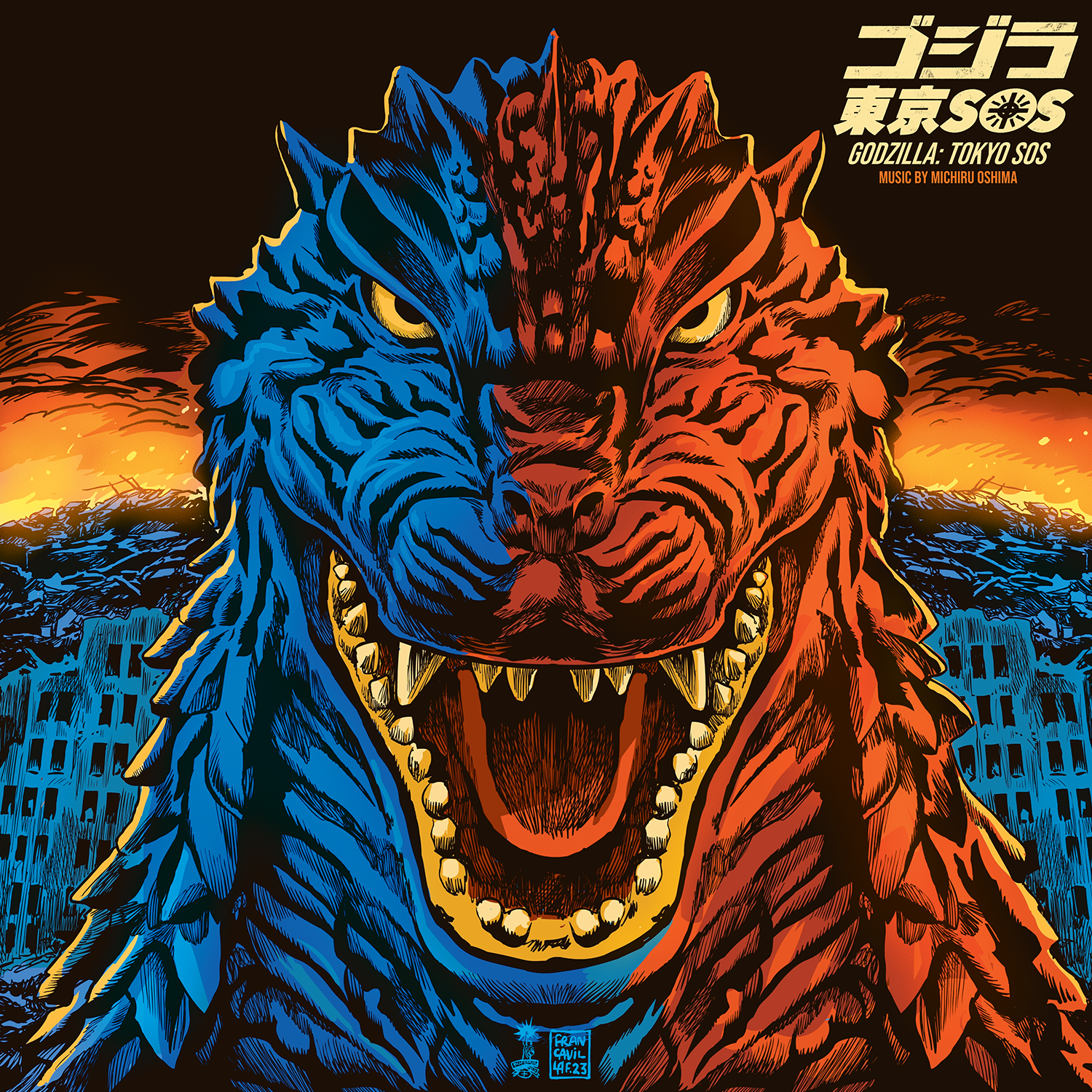 Godzilla: Tokyo SOS Original Motion Picture Soundtrack CD - Epic Monster Movie Music Score by Michiru Oshima - Perfect for Film Collectors & Kaiju Fans