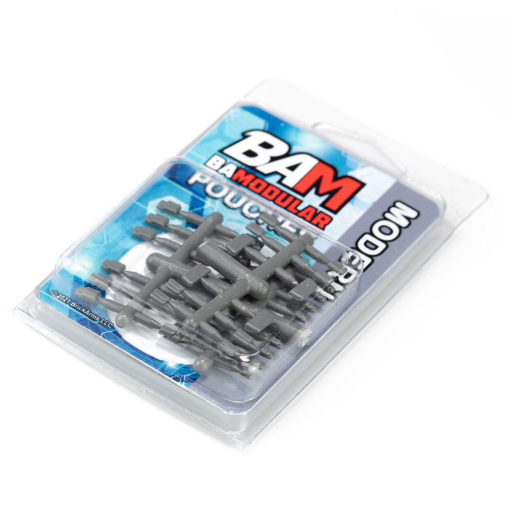 BrickArms Modular Series Tactical Pouches - Military & Police Gear for LEGO Minifigures - Perfect for Action Figure Displays & Custom LEGO Scenes