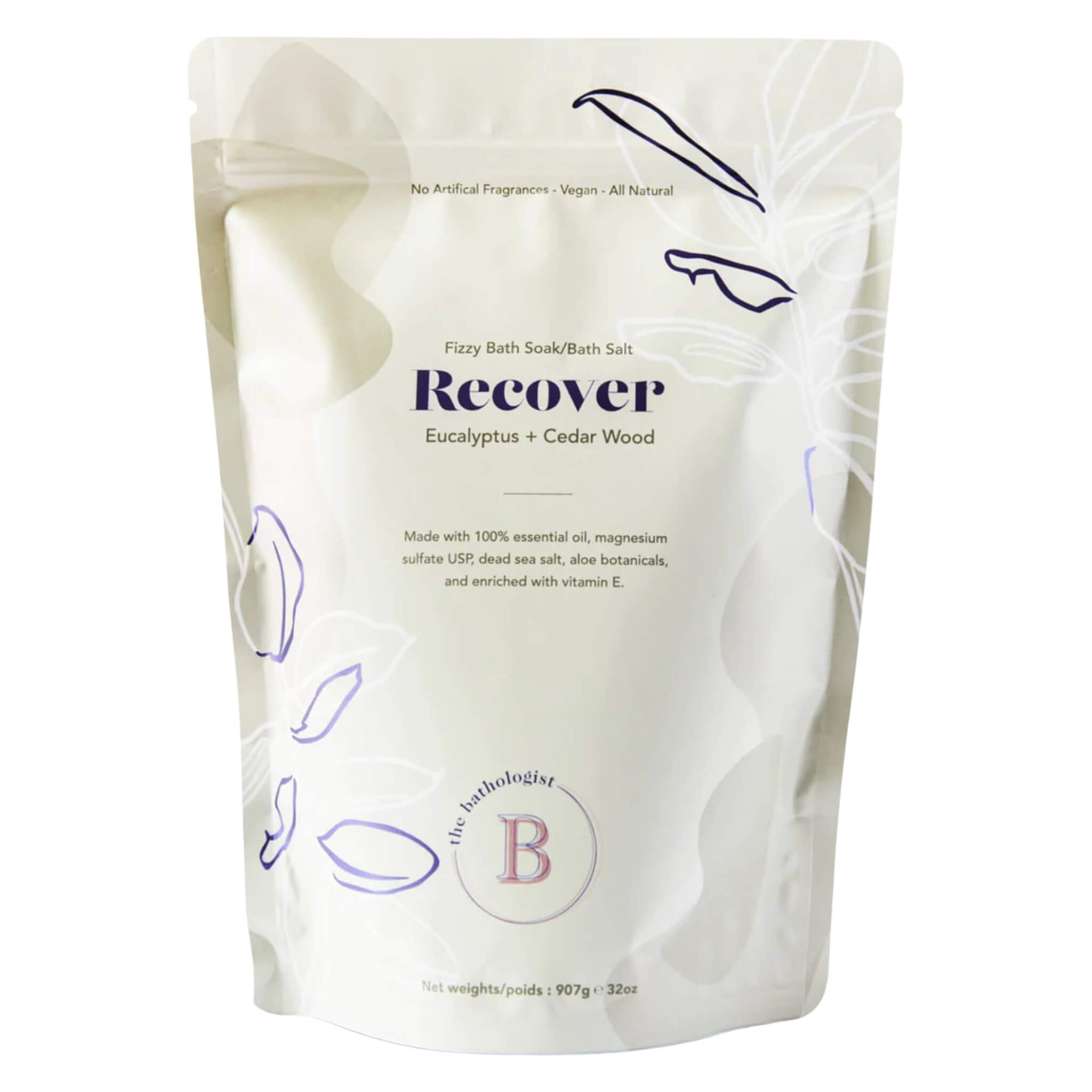 Relaxing Recover Fizzy Bath Soak - Detox & Muscle Relief Bath Bombs for Stress Relief & Self Care | Perfect for Spa Nights, Gift Sets & Post-Workout Recovery