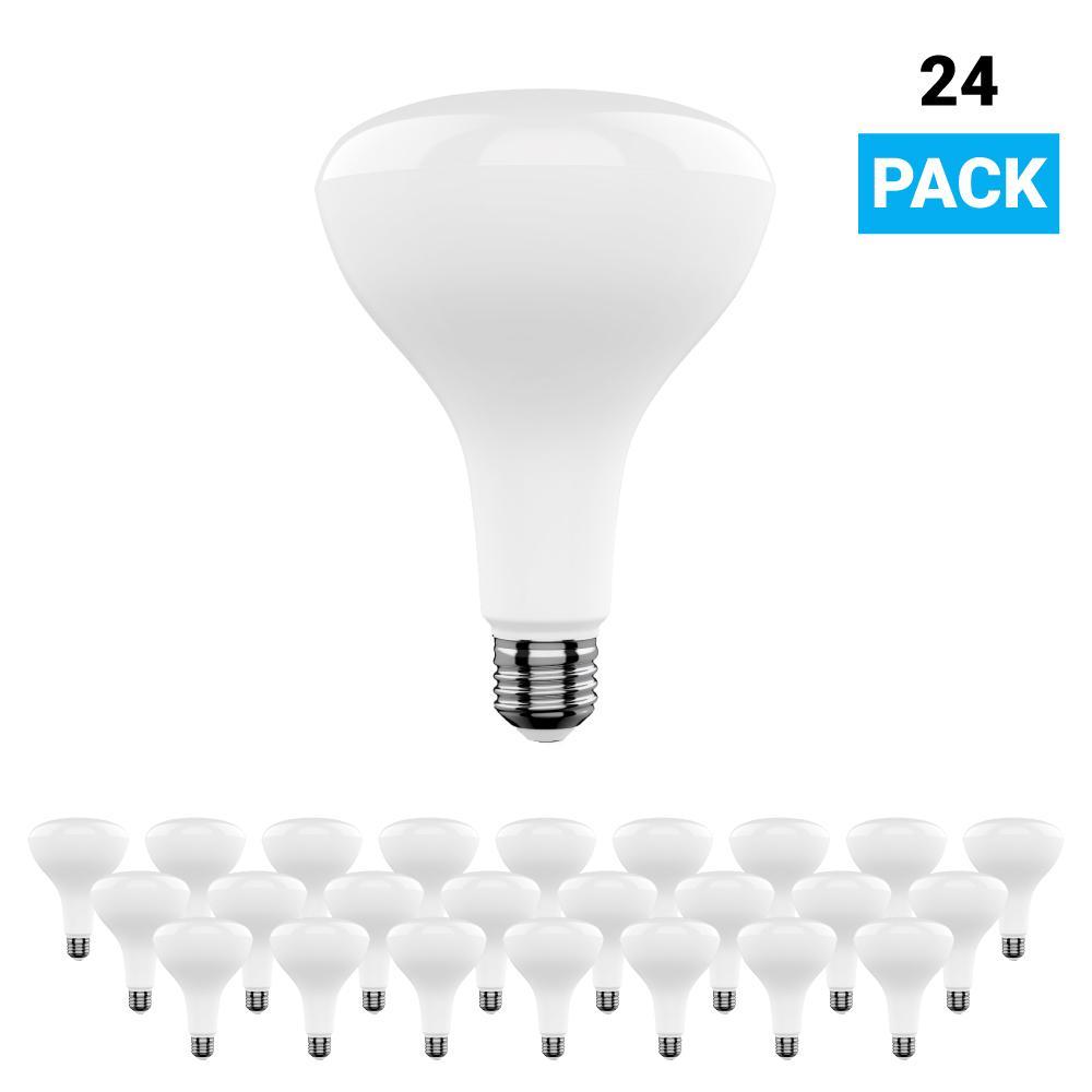 15.5W BR40 LED Light Bulbs - 5000K Daylight White, Dimmable, 1100 Lumens, E26 Base - Perfect for Living Rooms, Kitchens & Commercial Spaces