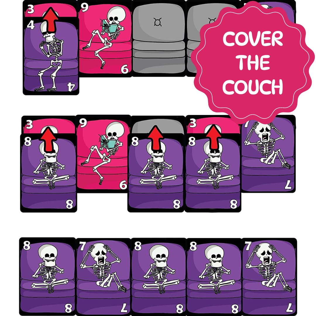 Skeletons Card Game - Fun & Fast 2 Player Strategy Game by The Dusty Top Hat | Perfect for Couples Game Night and Family Entertainment