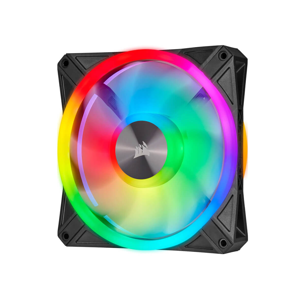 Corsair iCUE QL140 RGB 140mm PWM PC Cooling Fan - Dual RGB Lighting Loop - High Airflow - for Gaming PC, Case Cooling, and Custom Water Cooling Systems